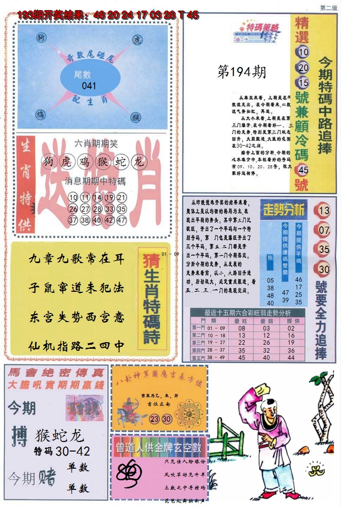 2024194期曾道人内幕消息B