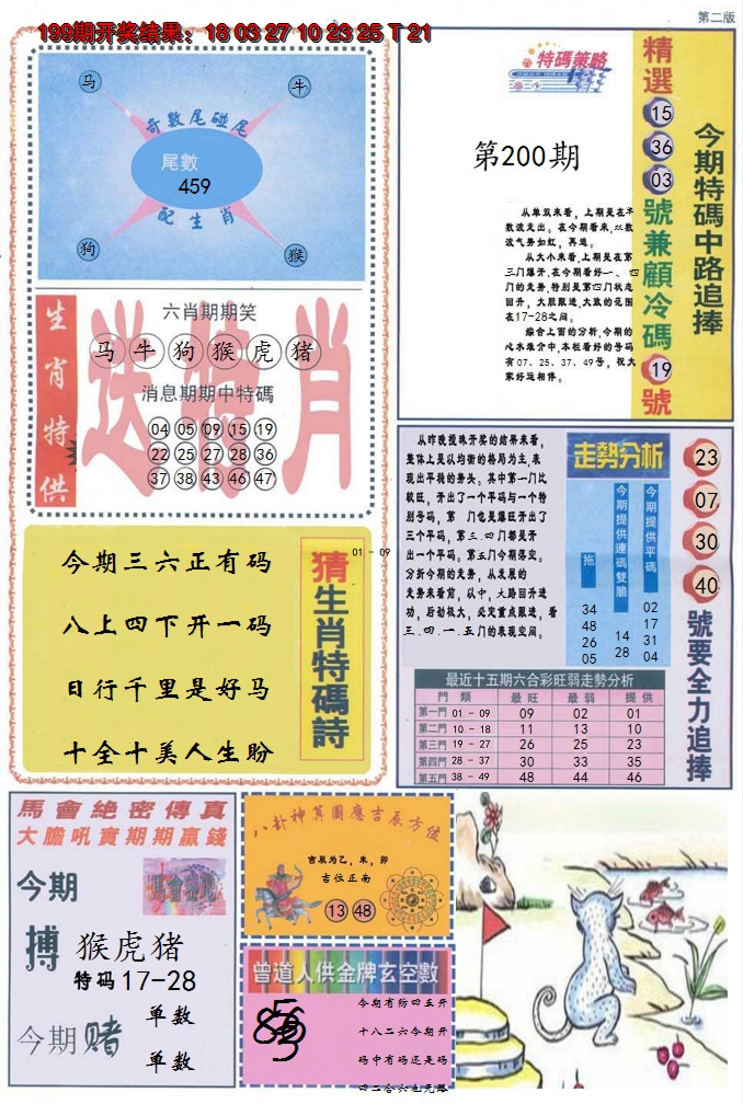 2024200期曾道人内幕消息B