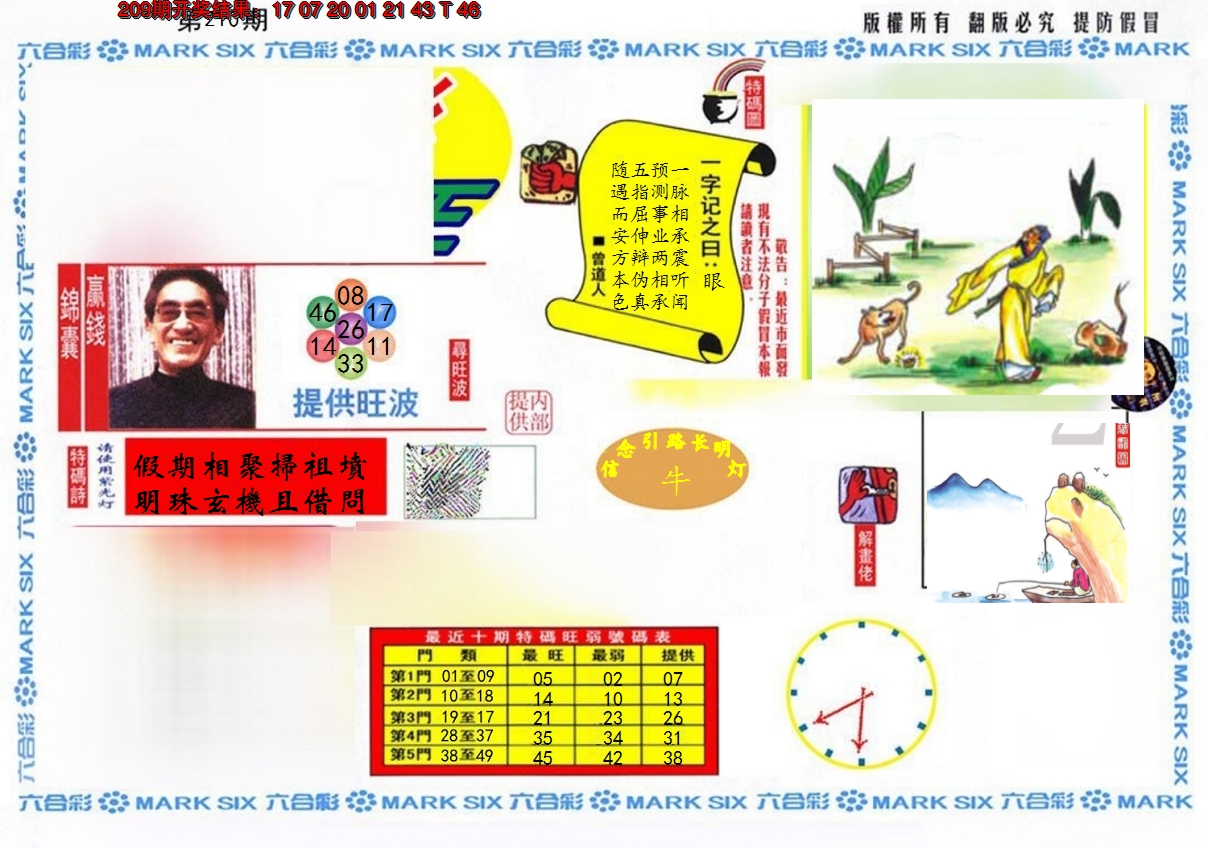 2024210期特码王(信封)