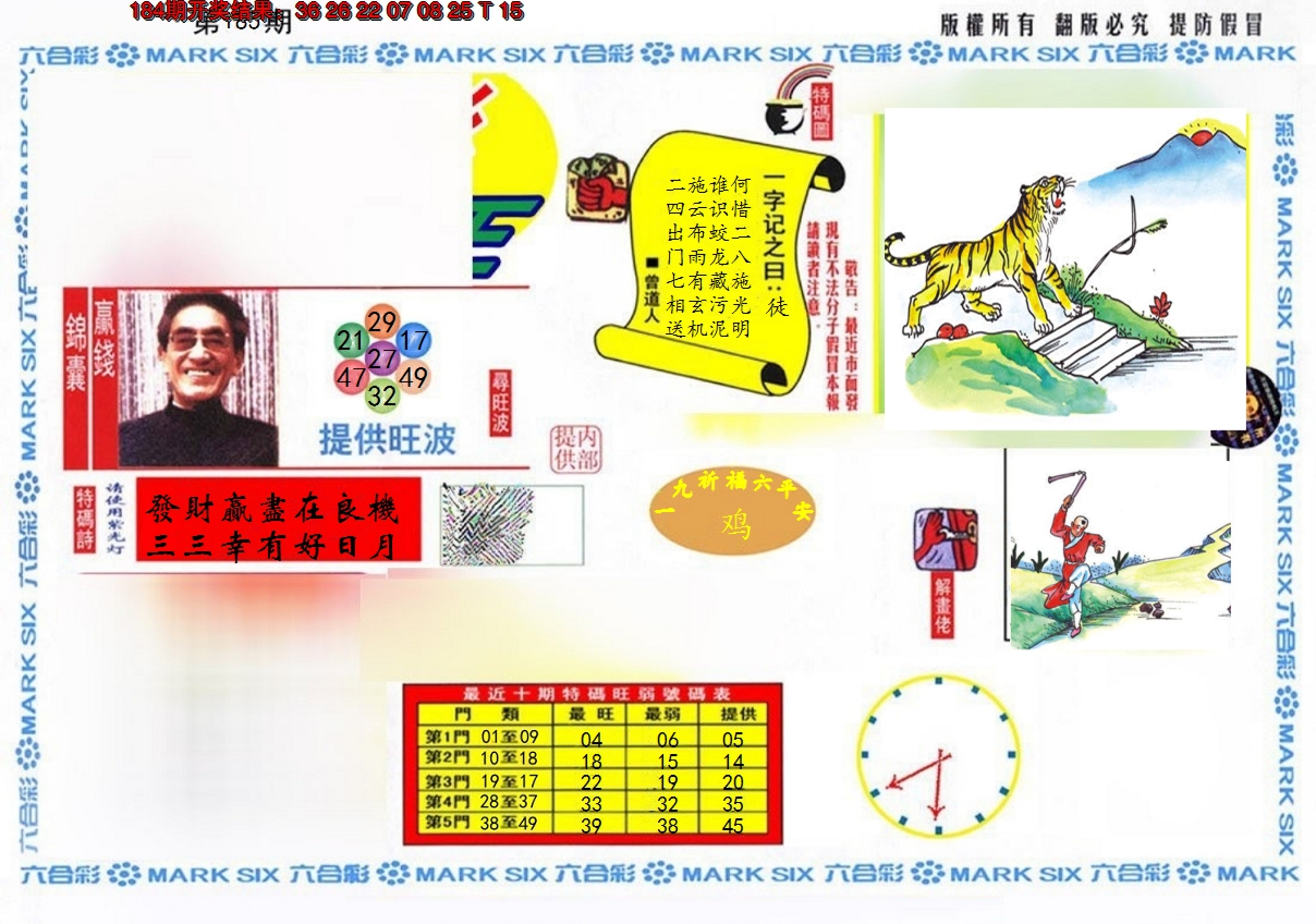 2024185期特码王(信封)
