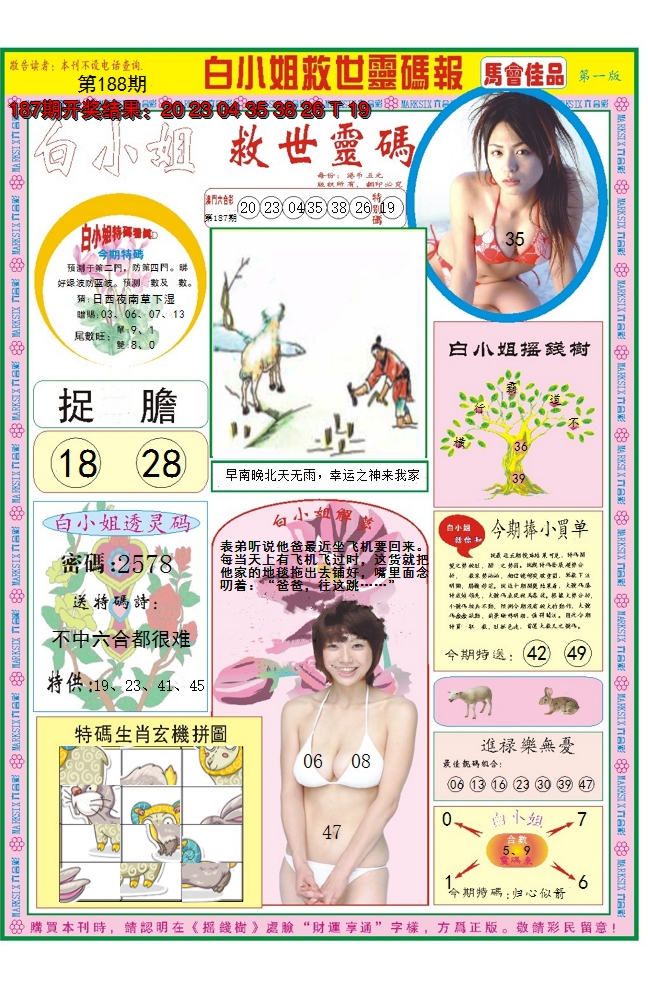 2024188期白小姐龙卷风A