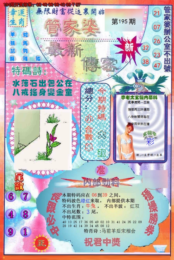 2024195期管家婆新传密