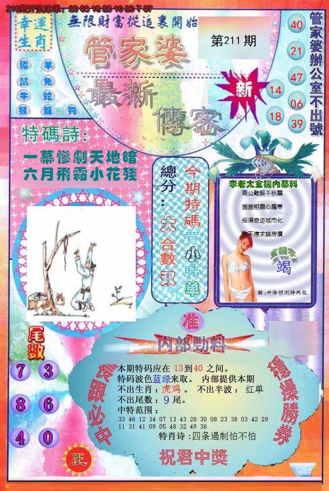 2024211期管家婆新传密