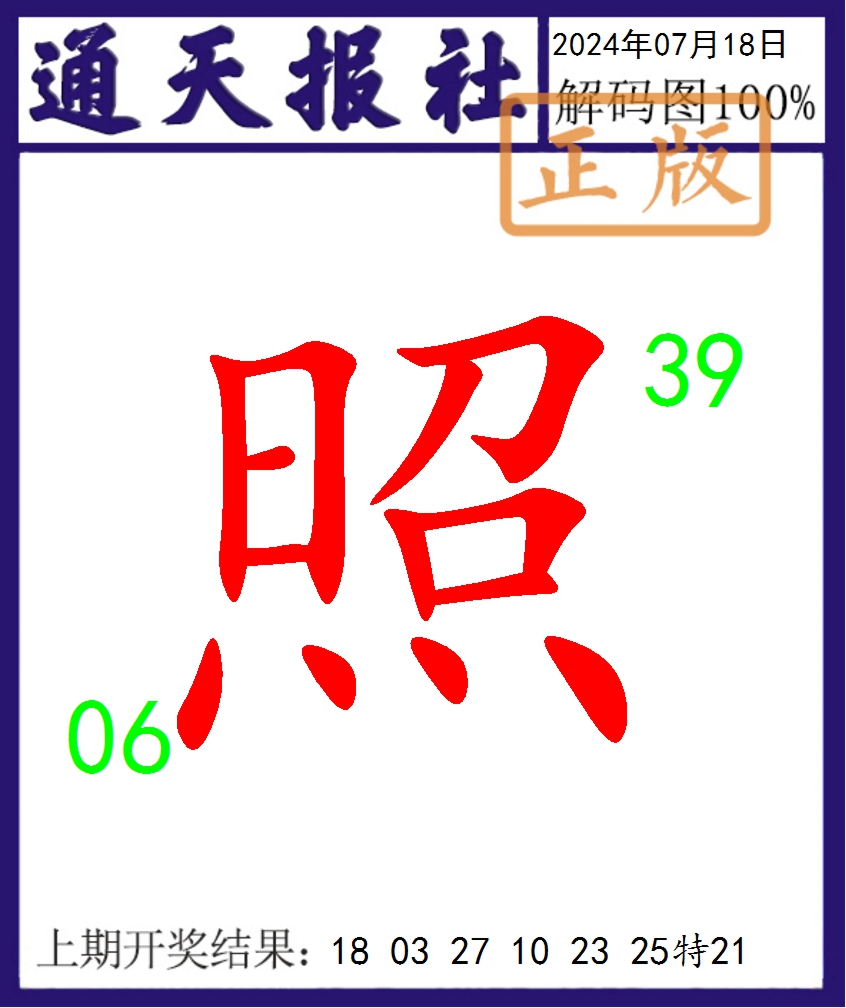 2024200期通天报解码图