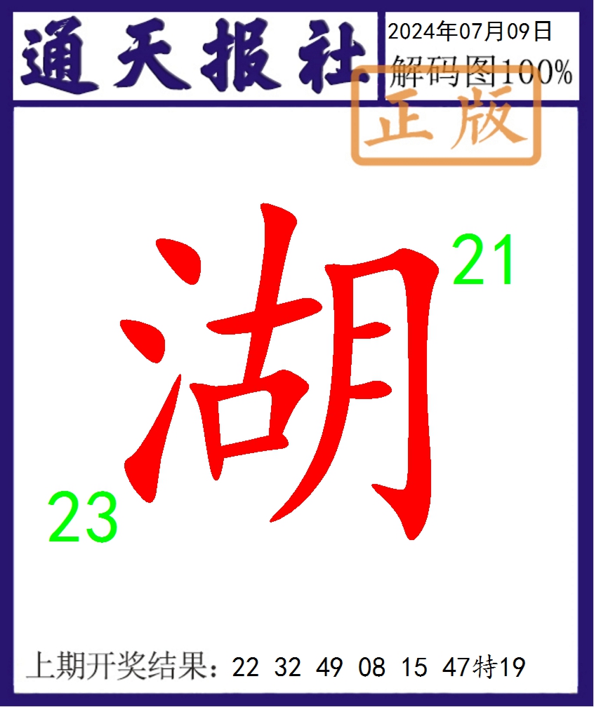 2024191期通天报解码图