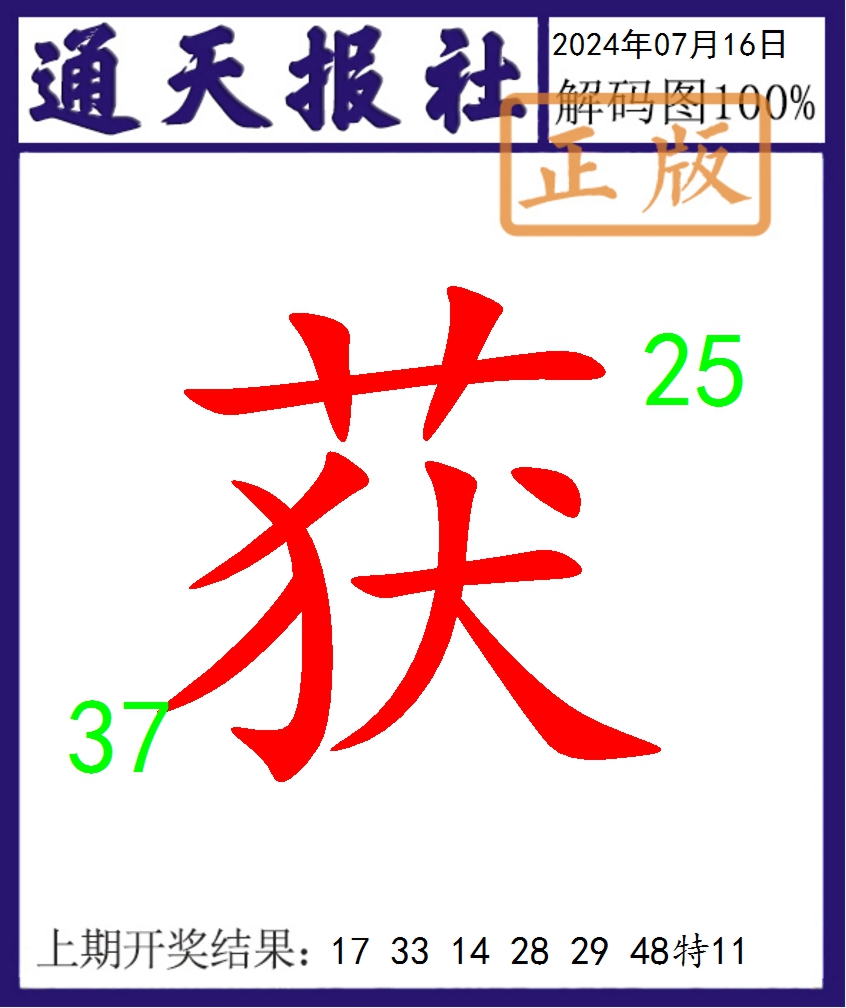 2024198期通天报解码图