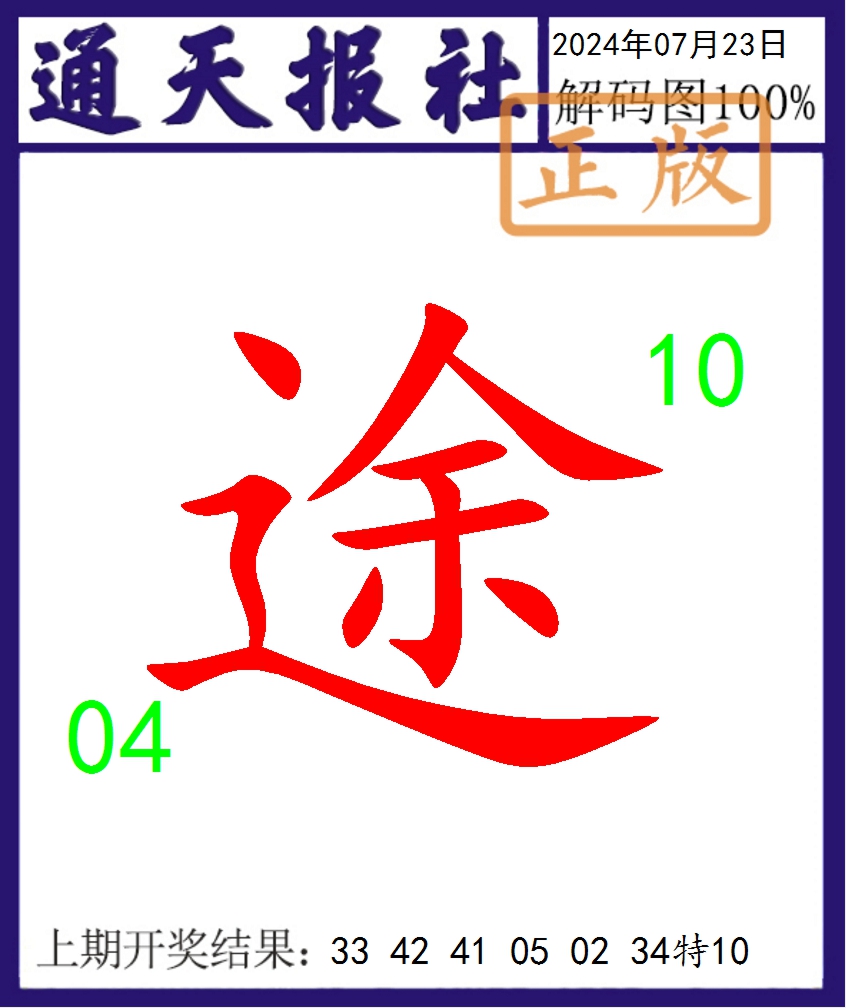 2024205期通天报解码图