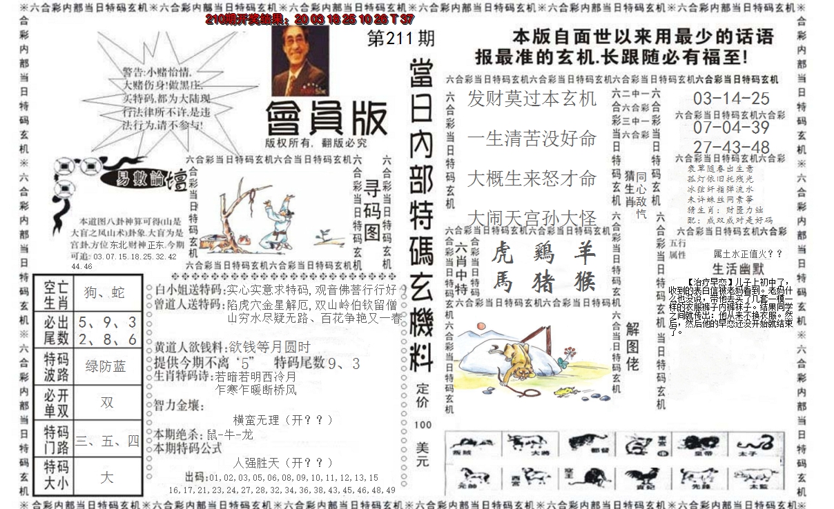2024211期当日特码玄机报