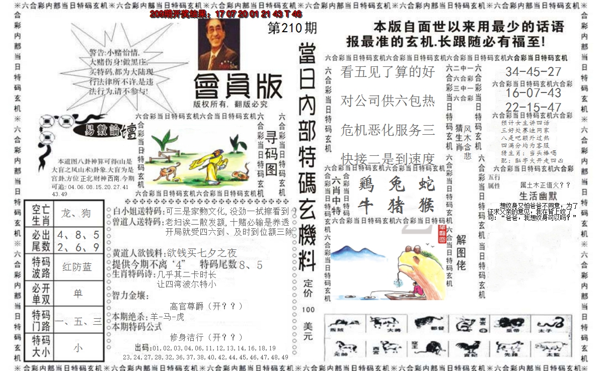 2024210期当日特码玄机报