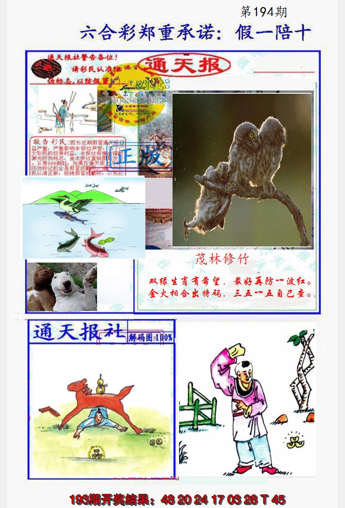 2024194期假一陪十通天报