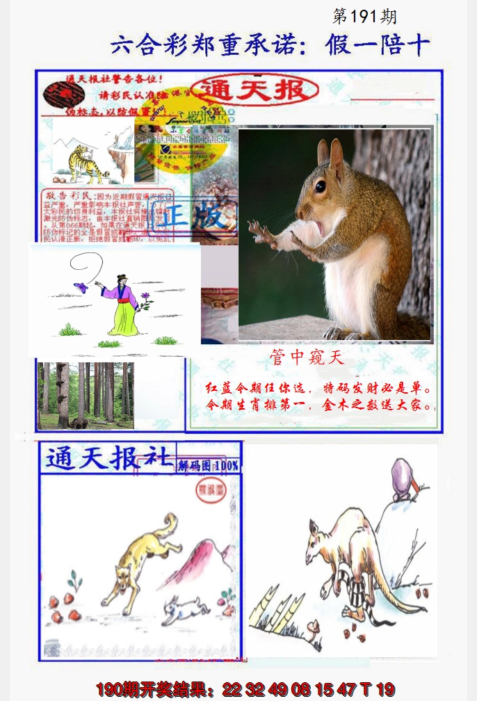 2024191期假一陪十通天报