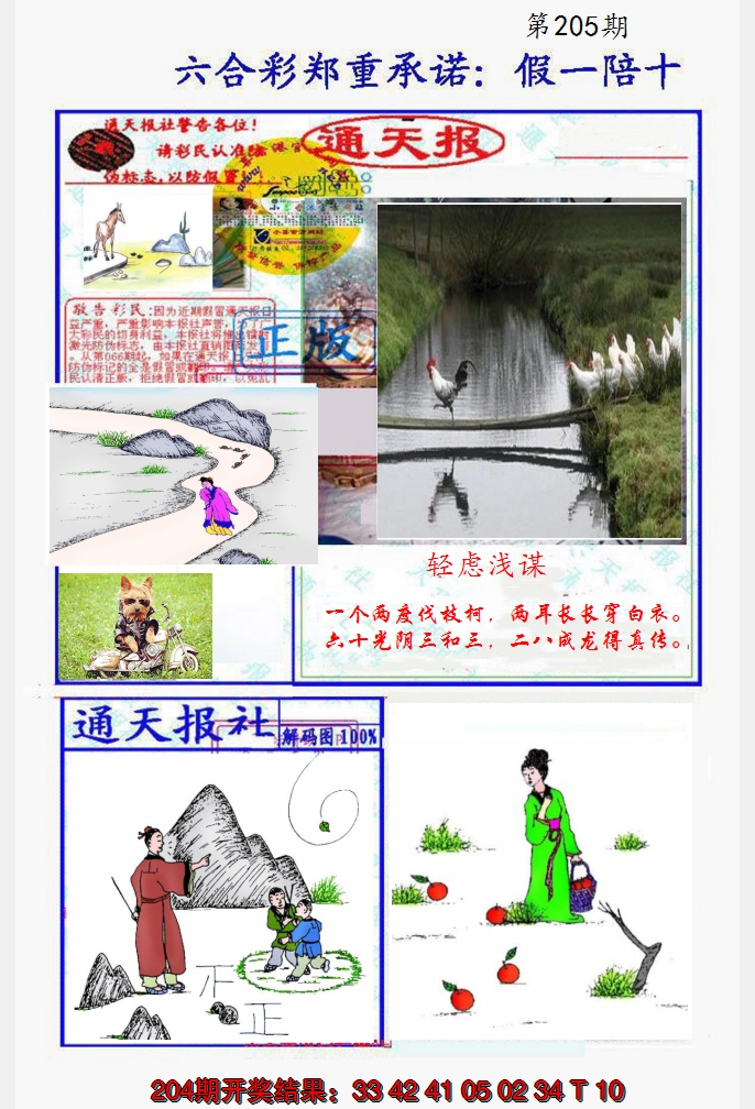 2024205期假一陪十通天报