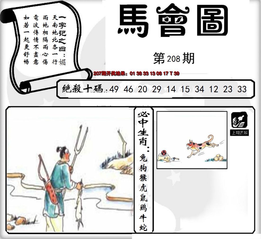 2024208期马会图