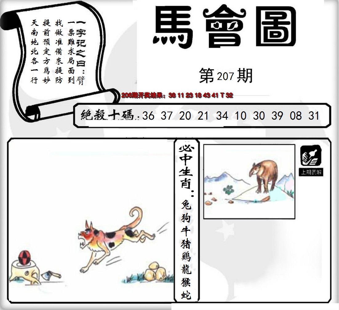 2024207期马会图