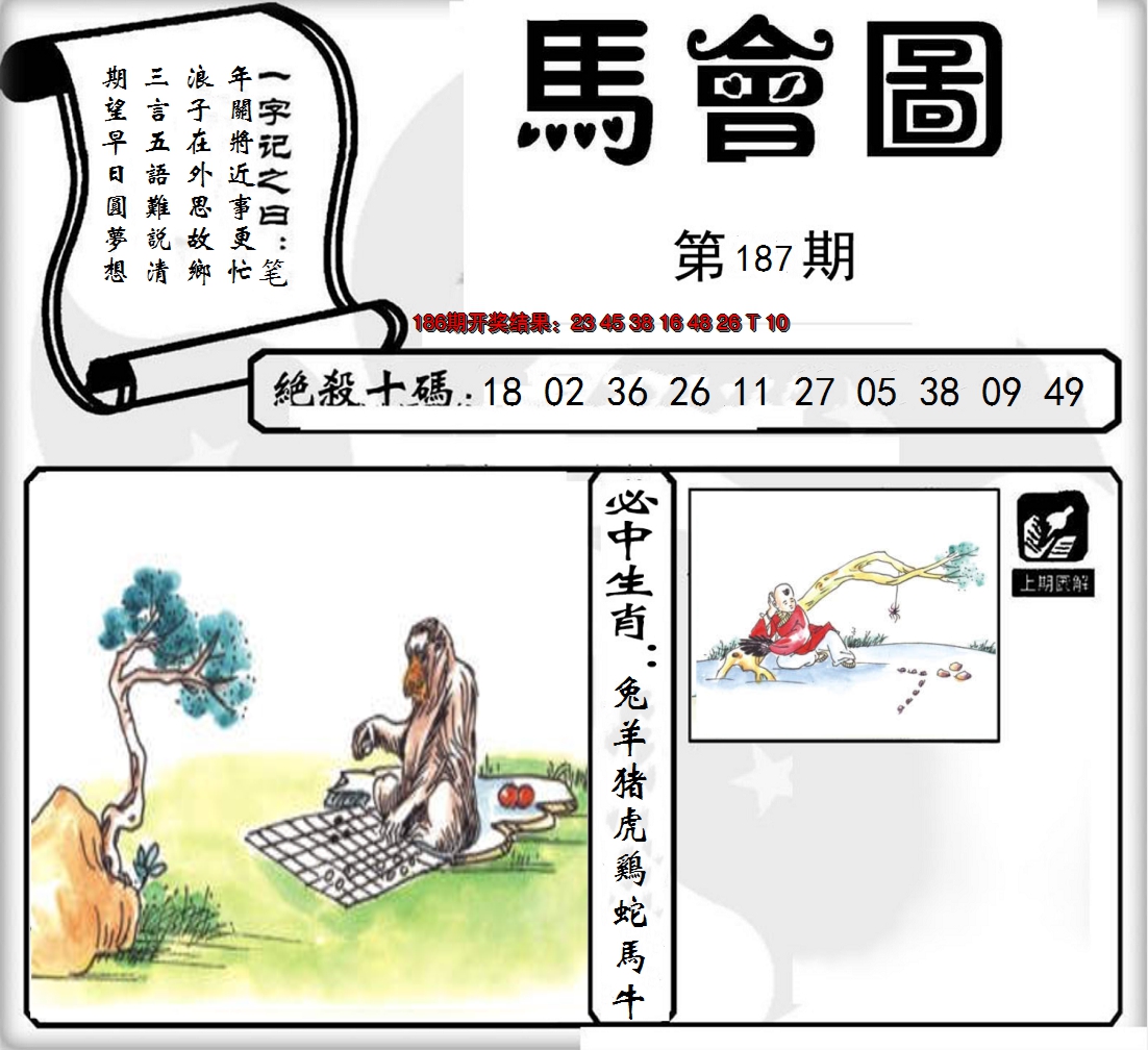 2024187期马会图