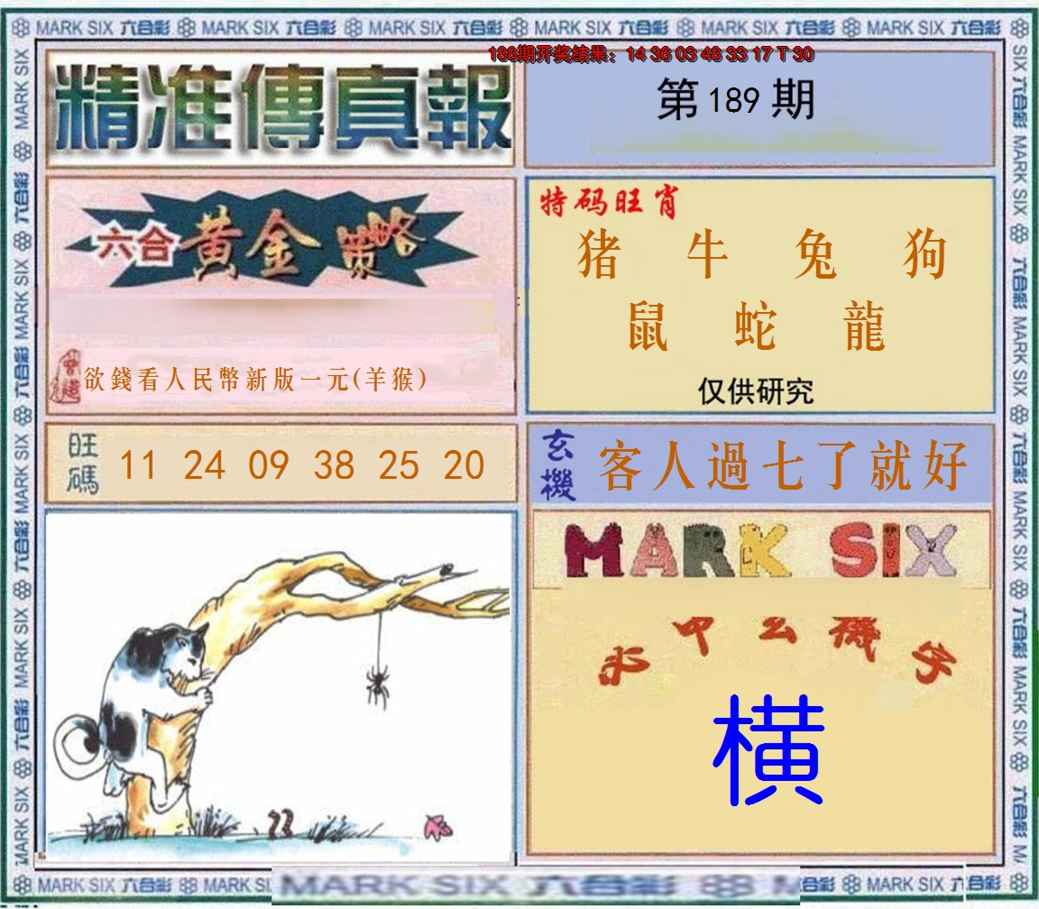 2024189期精准<傳真報>