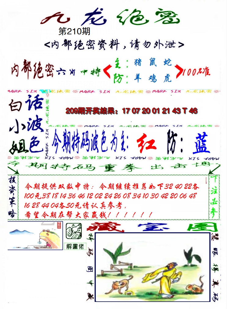 2024210期九龙密报