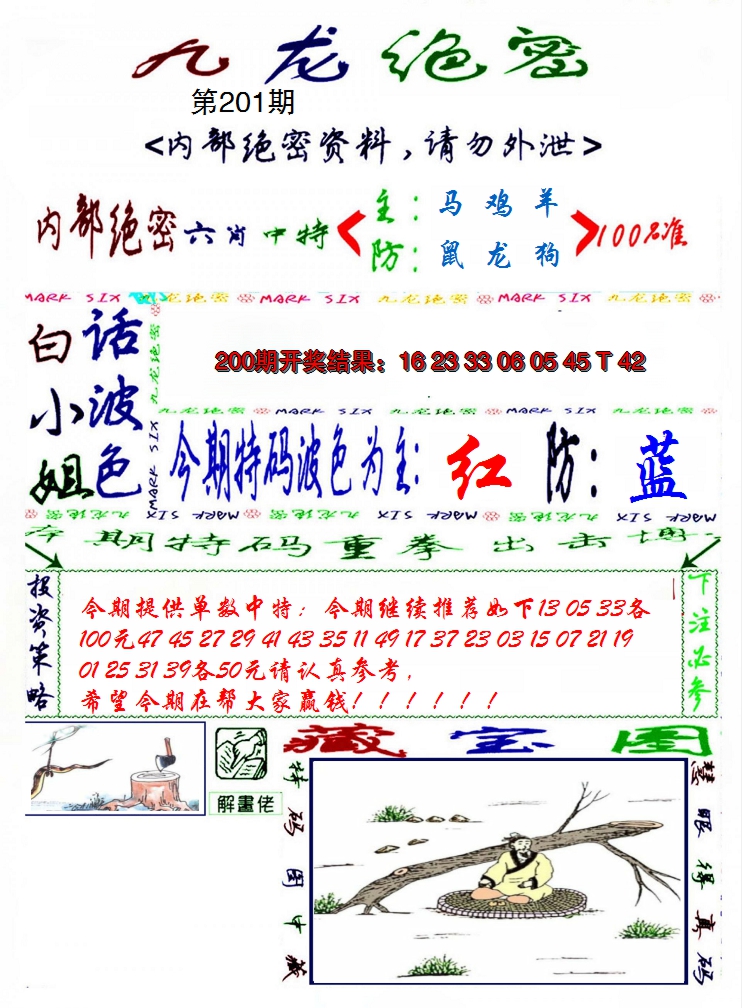 2024201期九龙密报