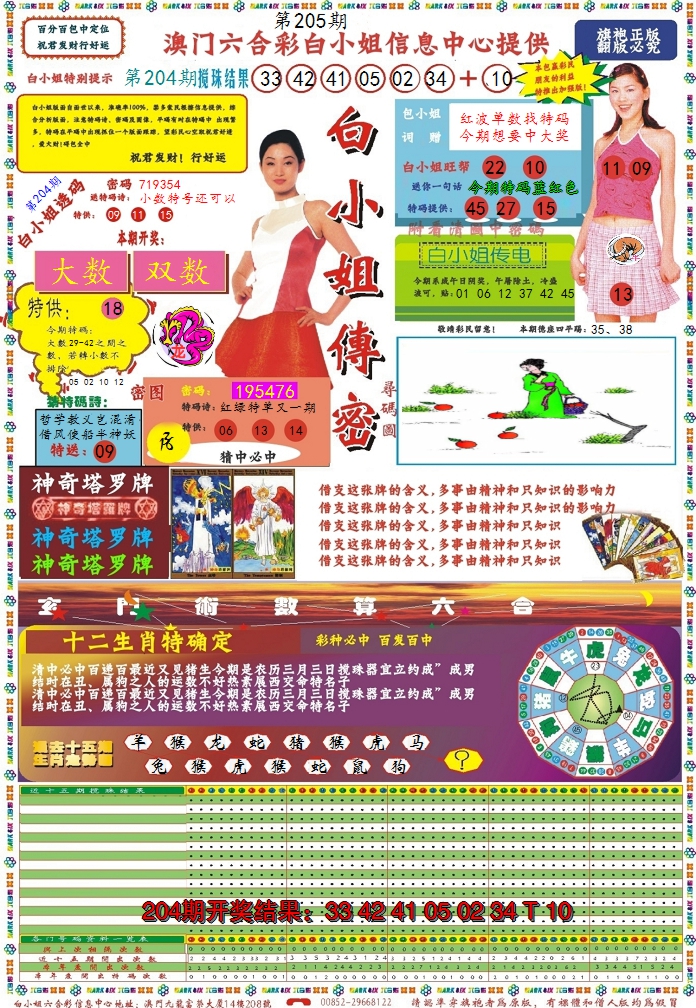 2024205期白小姐传密