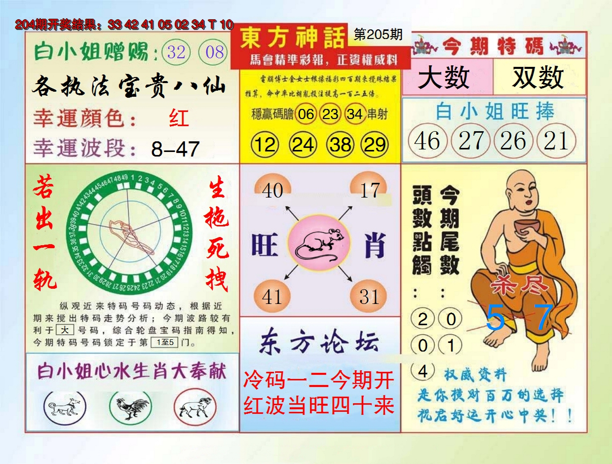 2024205期东方神话