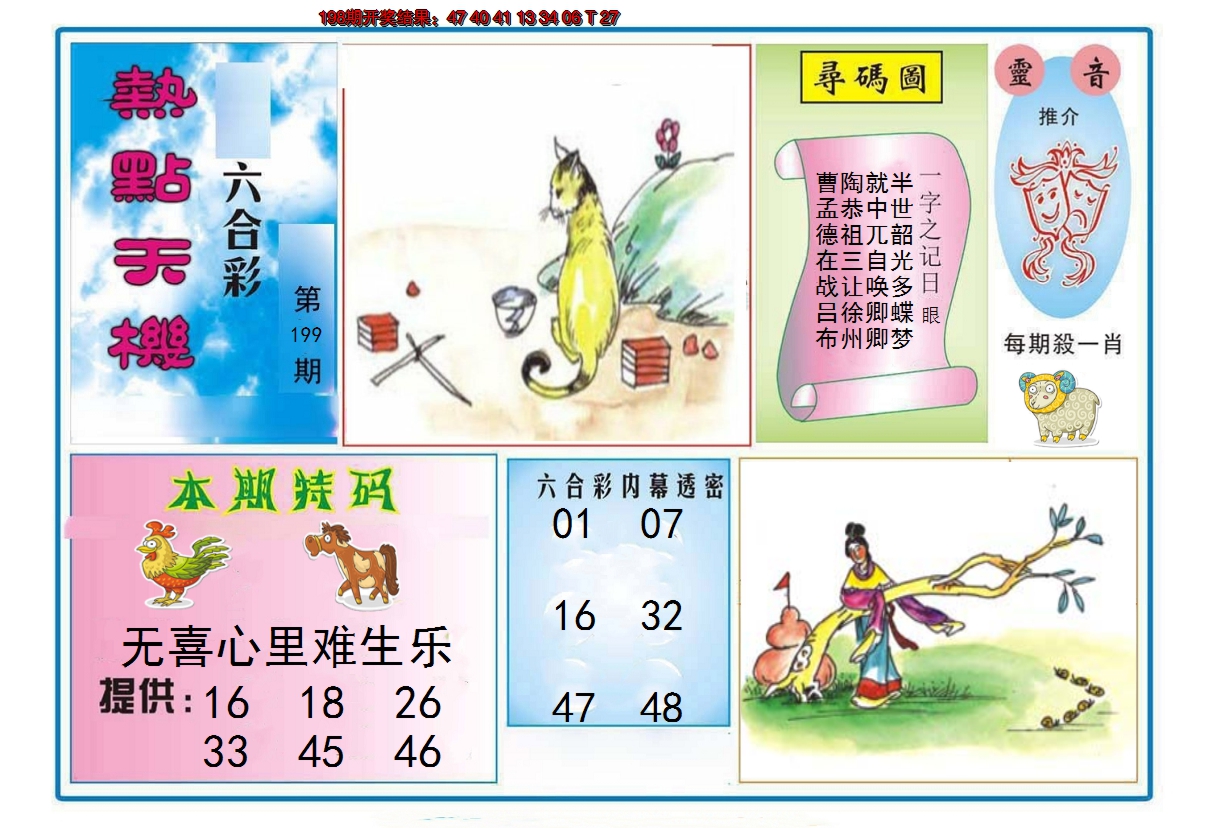 2024199期热点天机