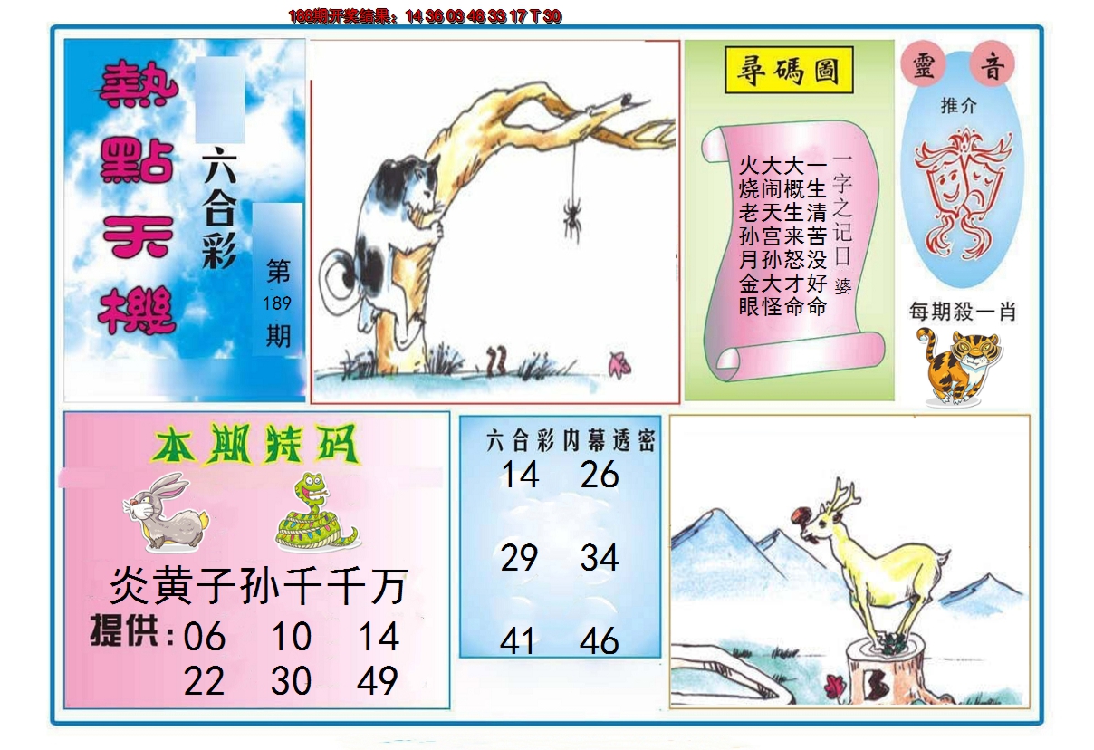 2024189期热点天机