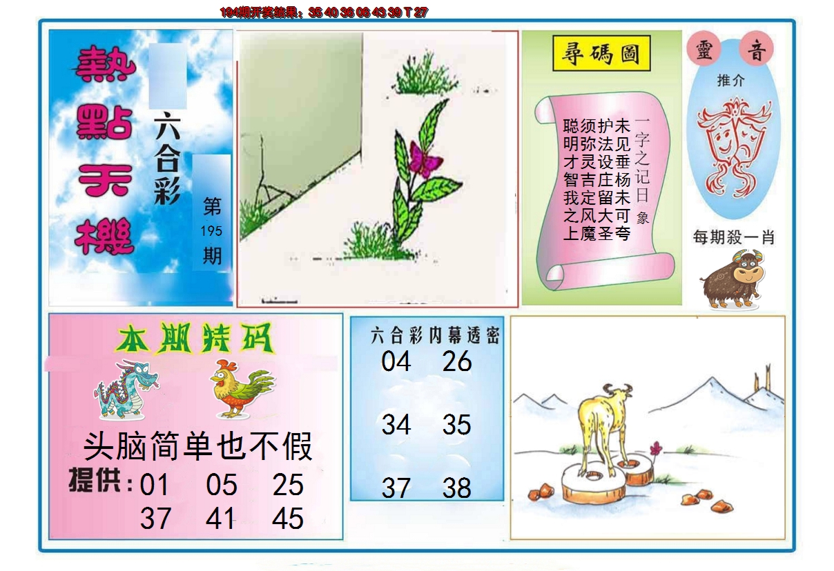 2024195期热点天机