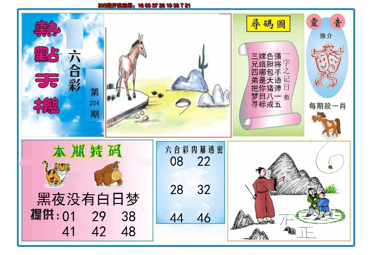 2024204期热点天机