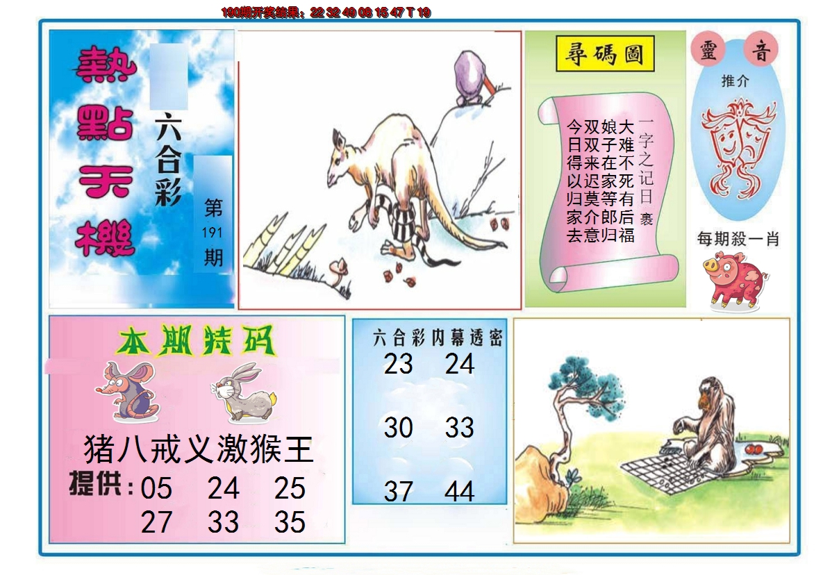 2024191期热点天机