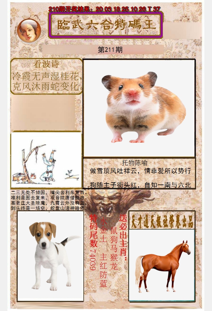 2024211期临武六合特码王