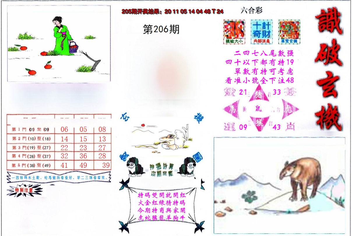 2024206期识破玄机