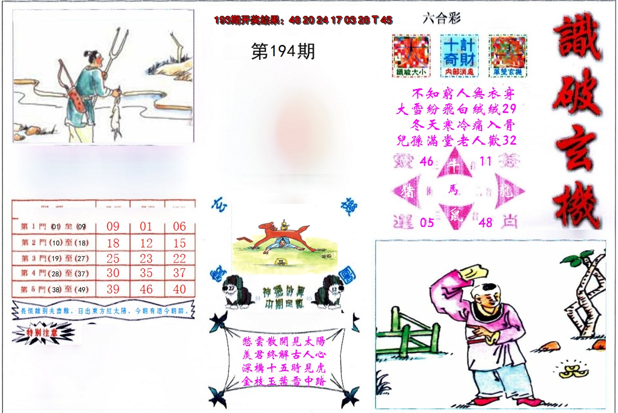2024194期识破玄机