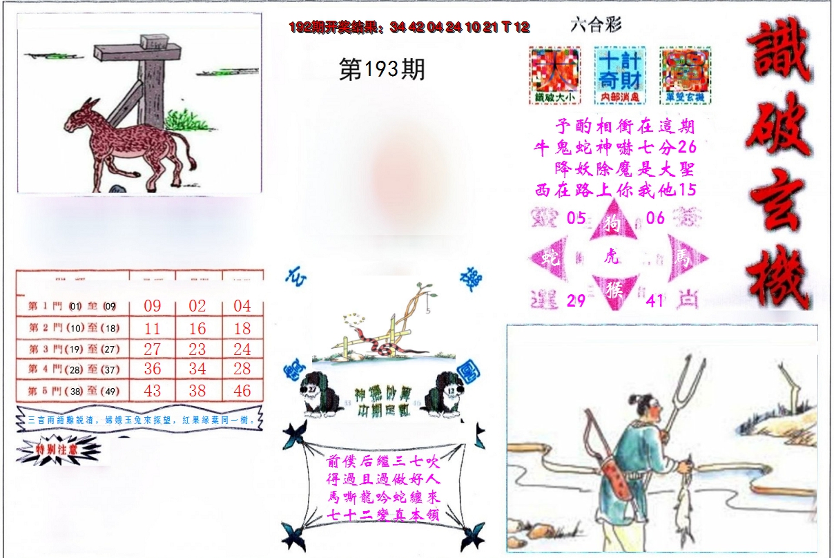 2024193期识破玄机