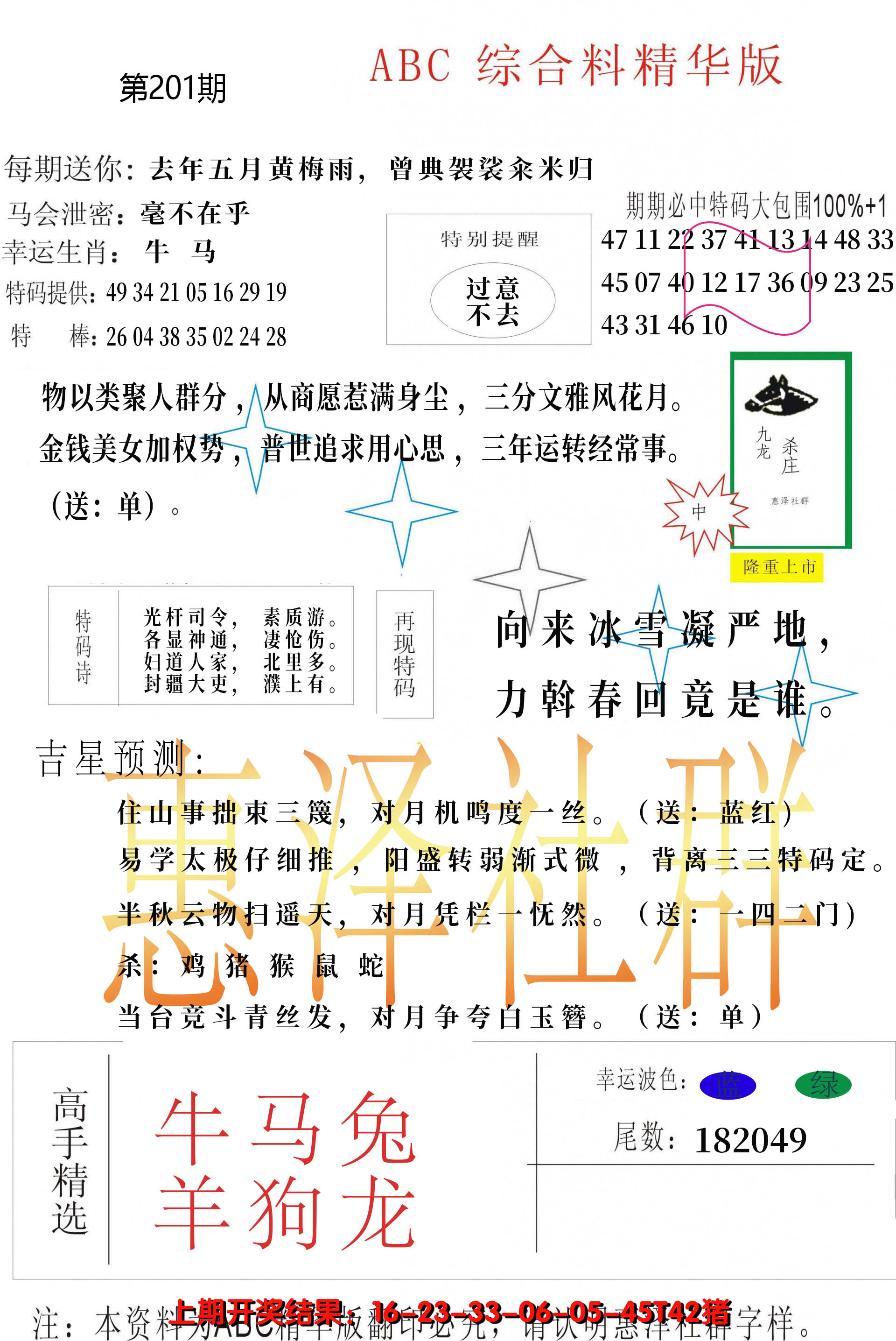 2024201期综合正版资料