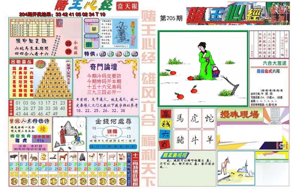 2024205期赌王心经