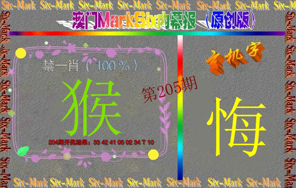 2024205期赛马会内幕报(原创版）