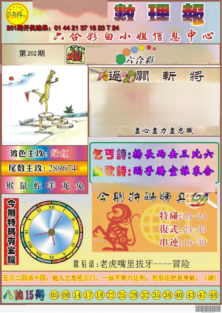 2024202期九龙数理报