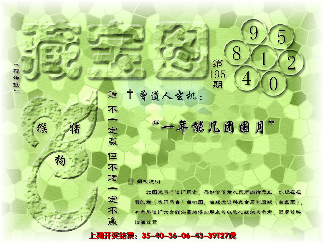 2024195期假新藏宝图