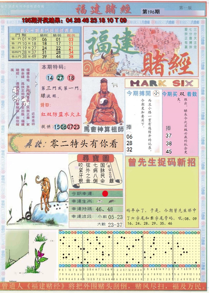 2024196期福建赌经A