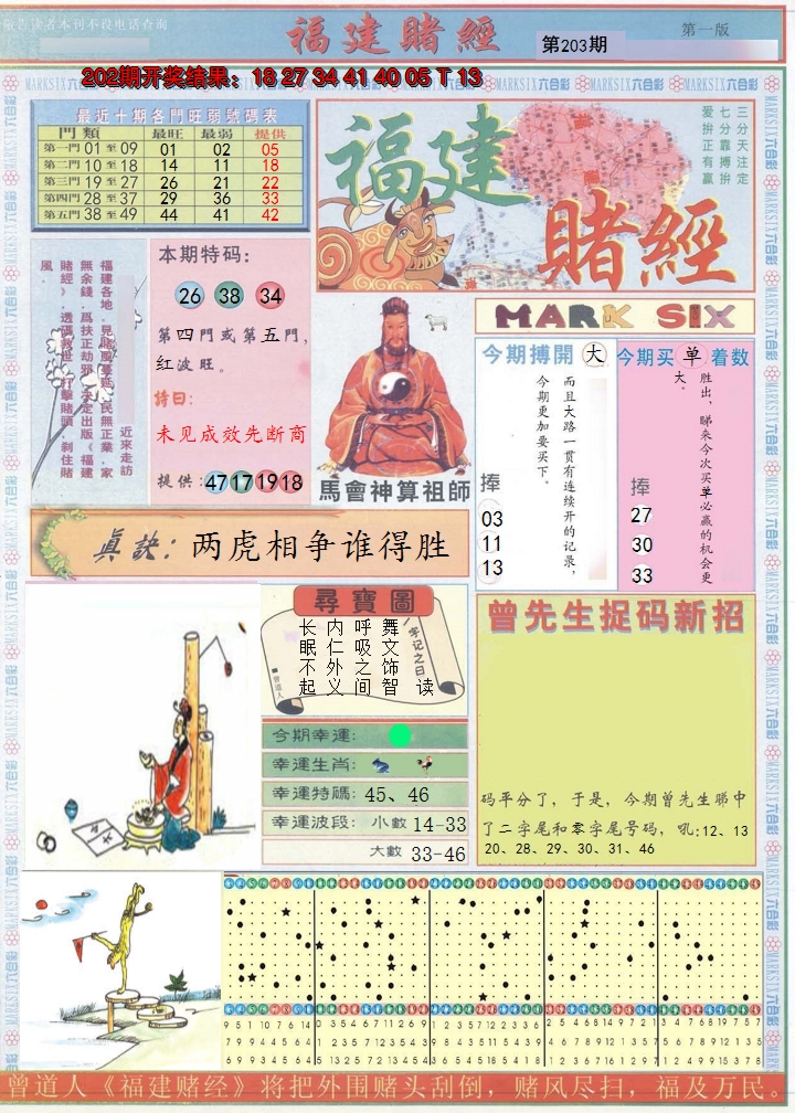 2024203期福建赌经A