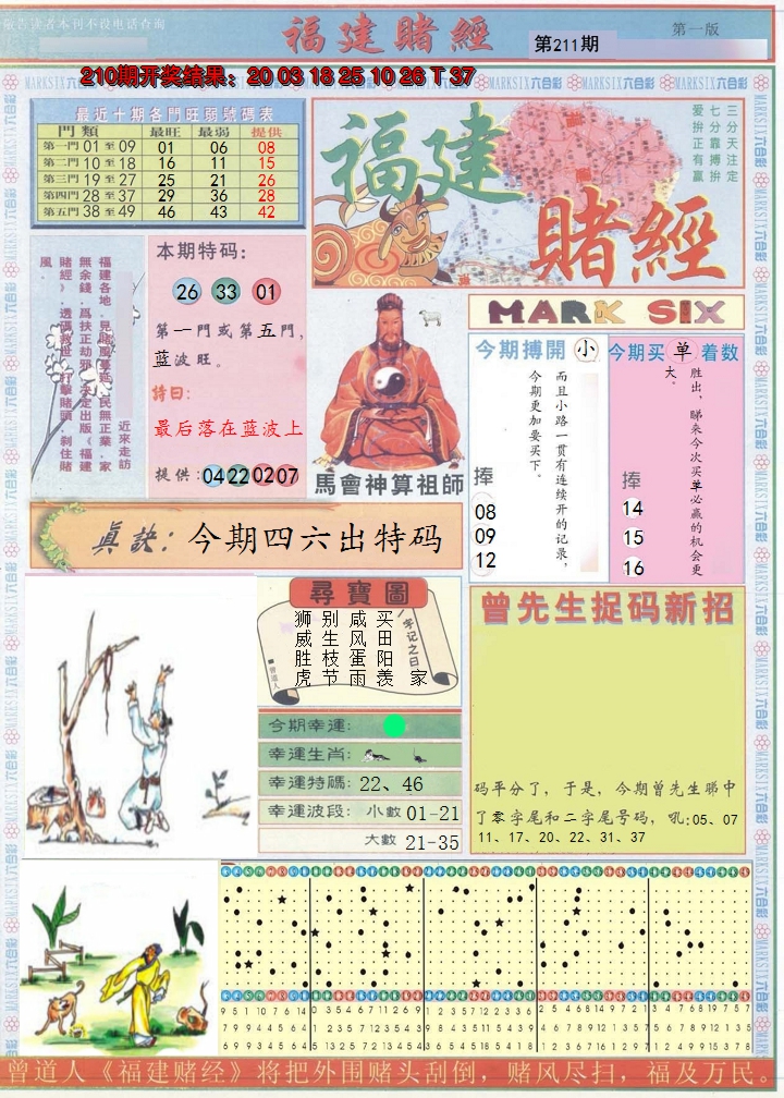 2024211期福建赌经A
