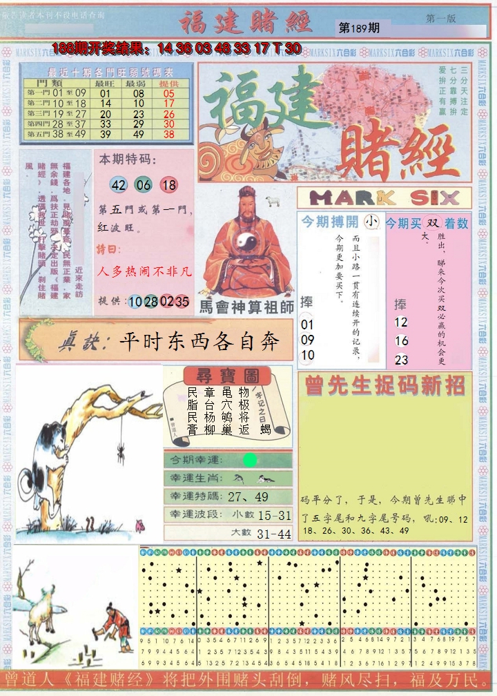 2024189期福建赌经A