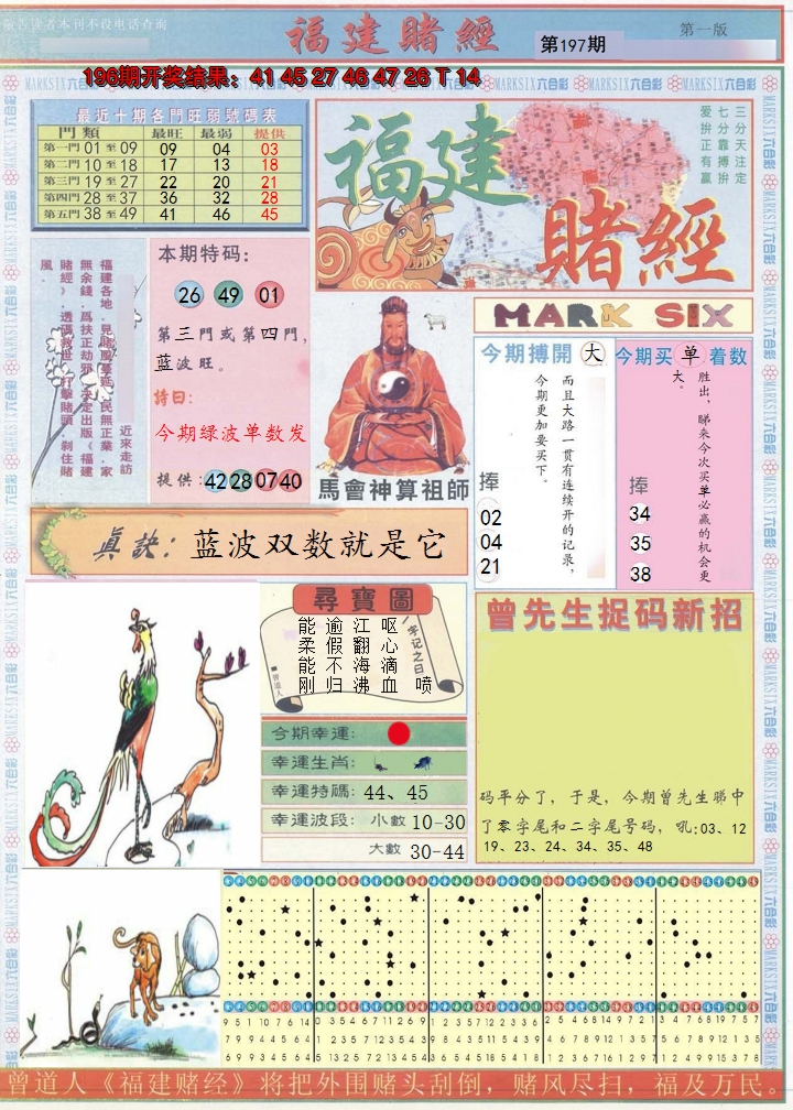 2024197期福建赌经A