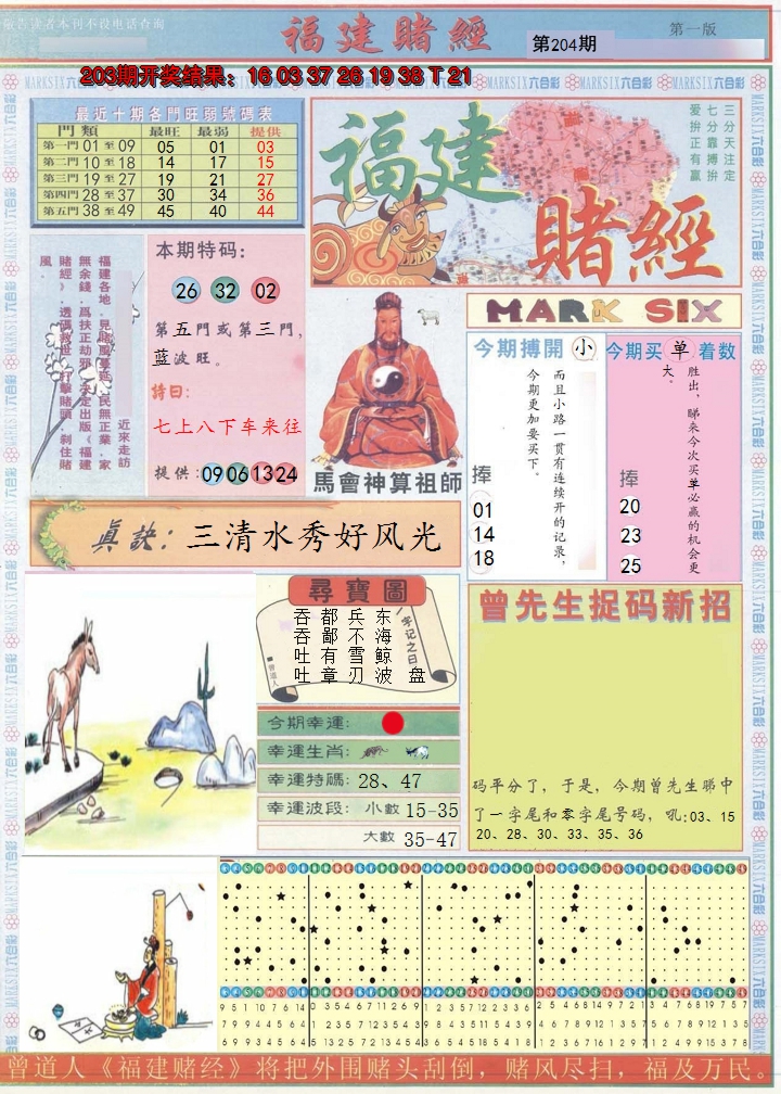 2024204期福建赌经A