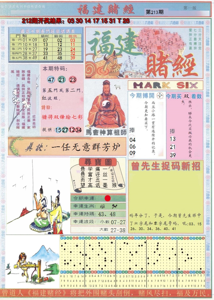 2024213期福建赌经A