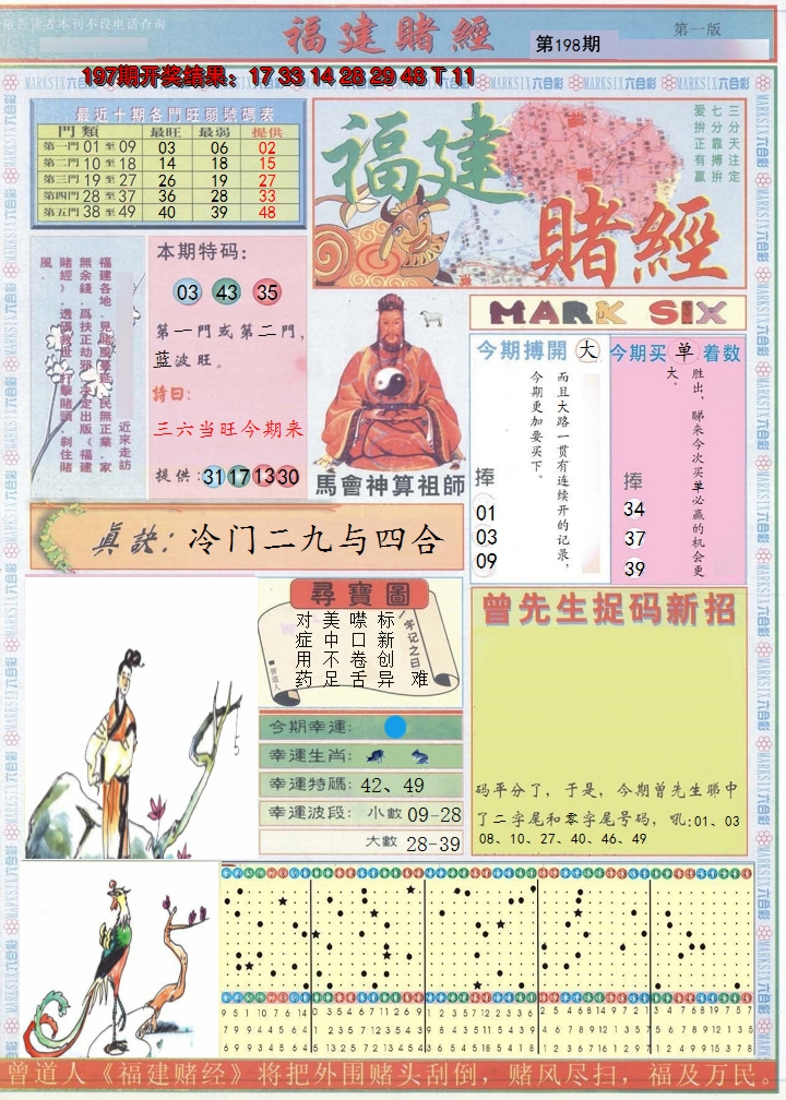 2024198期福建赌经A