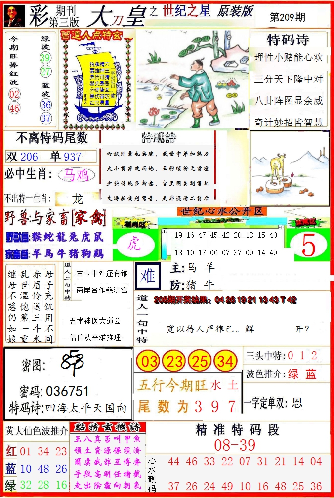 2024209期大刀皇之(世纪之星)
