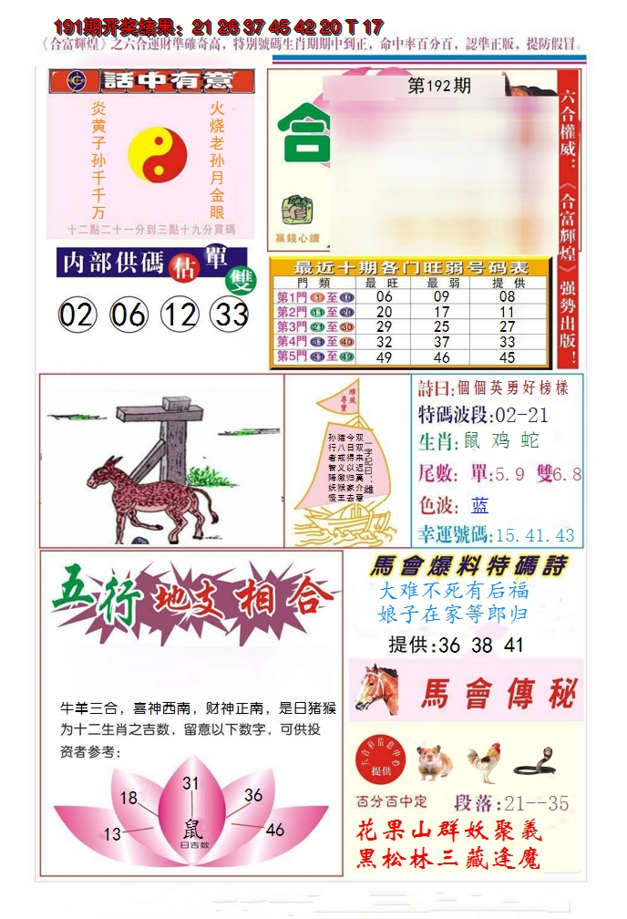 2024192期合富辉煌