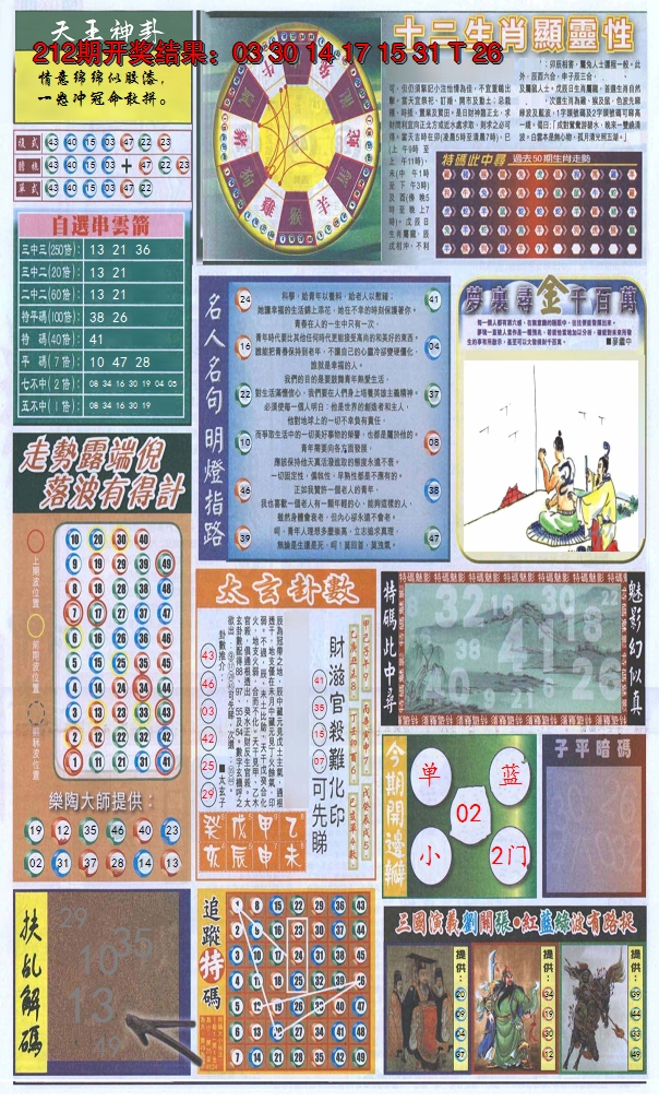 2024213期新报跑狗-2(背面)