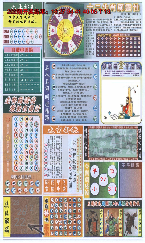2024203期新报跑狗-2(背面)
